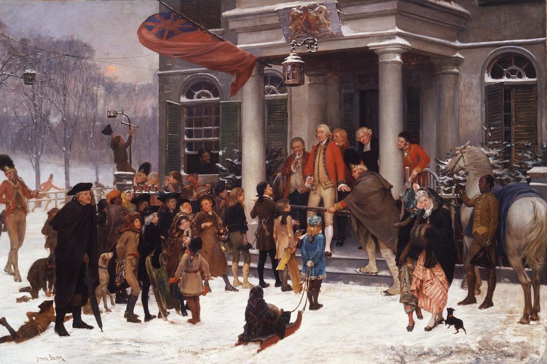 Boston Boys and General Gage painting by Henry Ulke  [link goes to collection database entry]